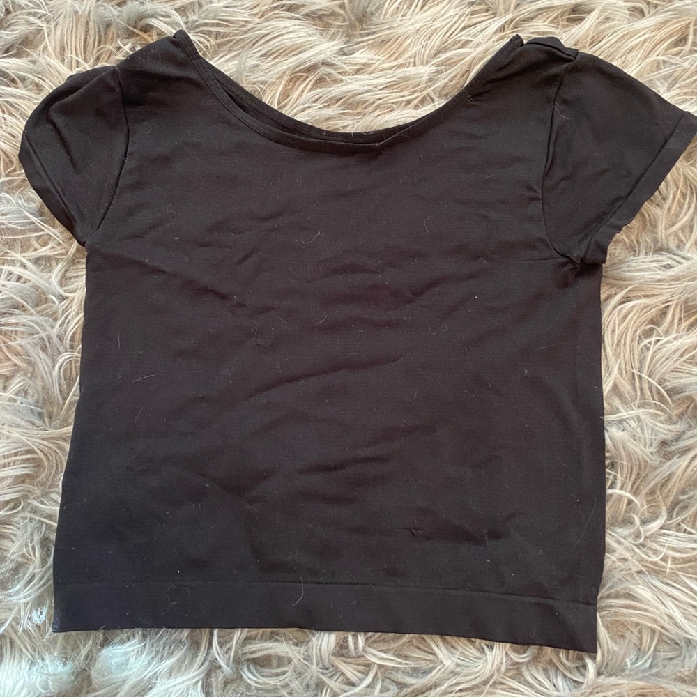 Free people Black Crop Top Size XS/S